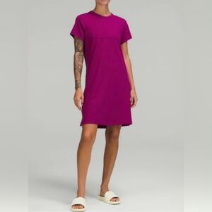 ‼️ SOLD ‼️ Lululemon Classic-Fit Cotton-Blend T-Shirt Dress